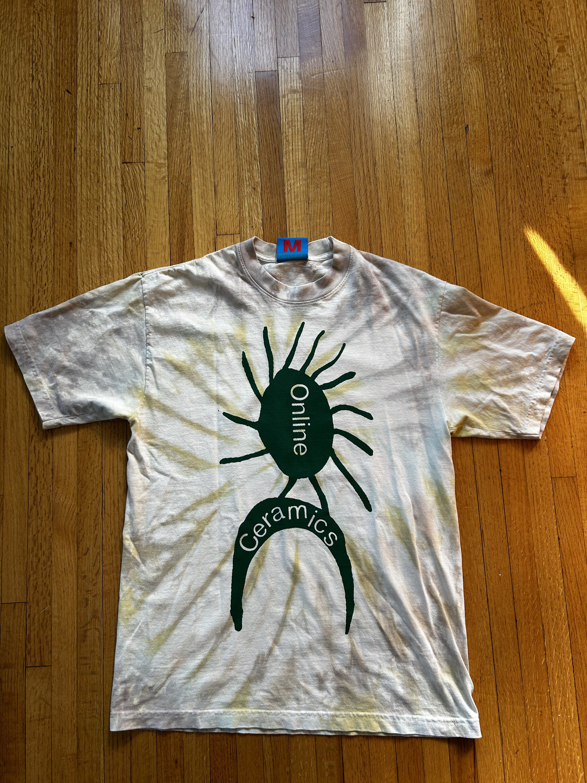 Online Ceramics Tie Dye Reality is Always Pleural Shirt Size Medium  -image