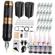 STIGMA Cordless Tattoo Gun Tattoo Kit Complete with Pro Tattoo Pen, Multicolor