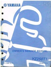 YAMAHA YZ250T1 ORIGINAL 2004 FACTORY SERVICE MANUAL