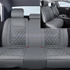 For Honda CR-V Car 5 Seat Covers Full Set Front & Rear Protector Cushions Gray