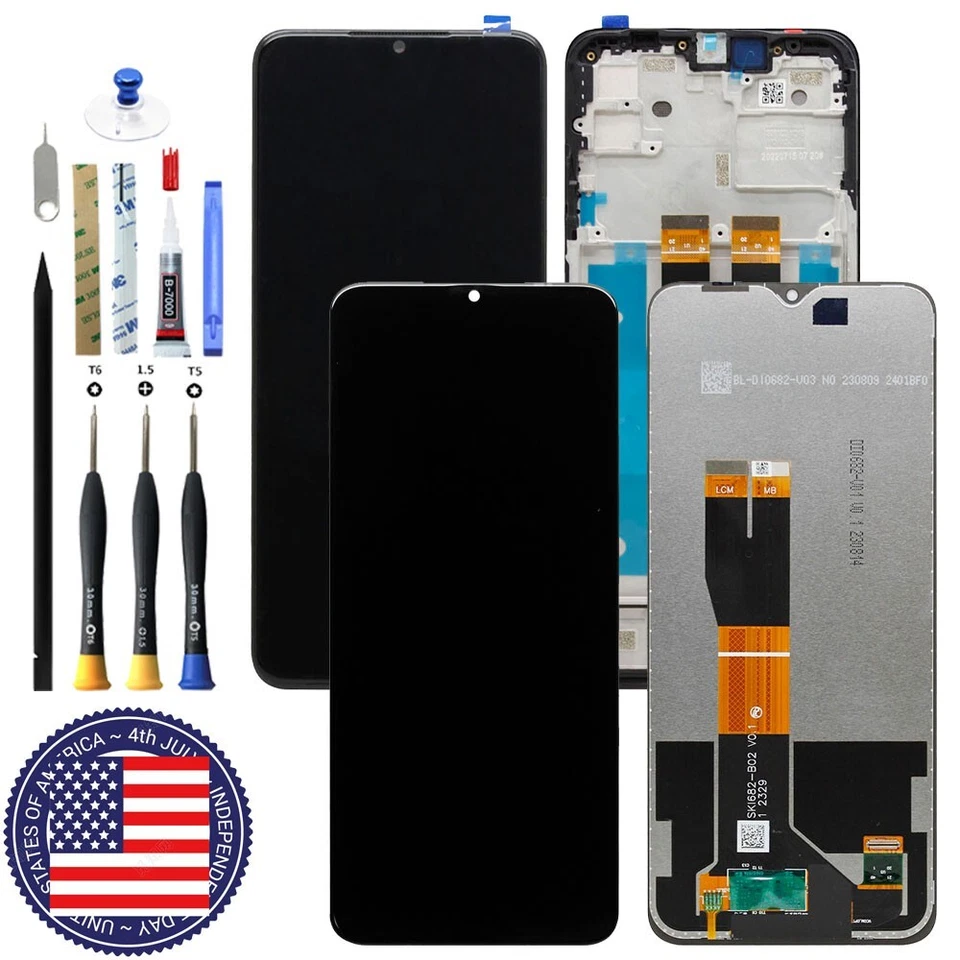 LCD Display Screen Touch Digitizer ± Frame For T-Mobile Revvl 6 / 6x / Pro 5G