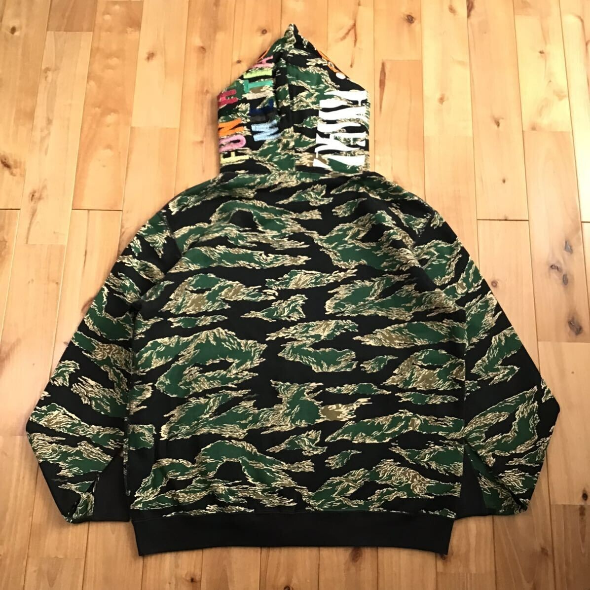 BAPE Tiger camo Tiger full zip hoodie A Bathing Ape Size M | eBay