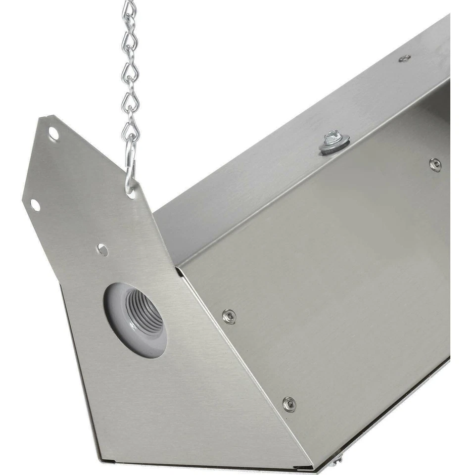 Infrared Heater - 6826 BTU - 208 V - 260 Sqft - Indoor Outdoor - Quartz - SS - Image 3 of 4