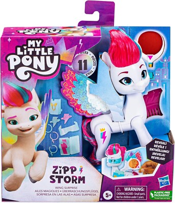 MY LITTLE PONY REISSVERSCHLUSS STORM WING ÜBERRASCHUNG 5'' MODEPUPPE SPIELZEUGFIGUR von HASBRO NEU