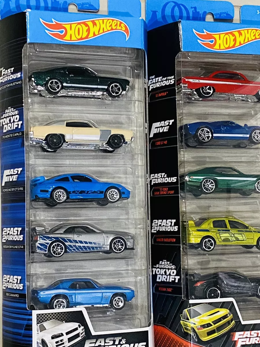 hot wheels Fast & Furious 5 Pack lot of 2 2020 and 2021 New