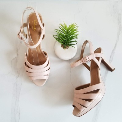 blush dress sandals