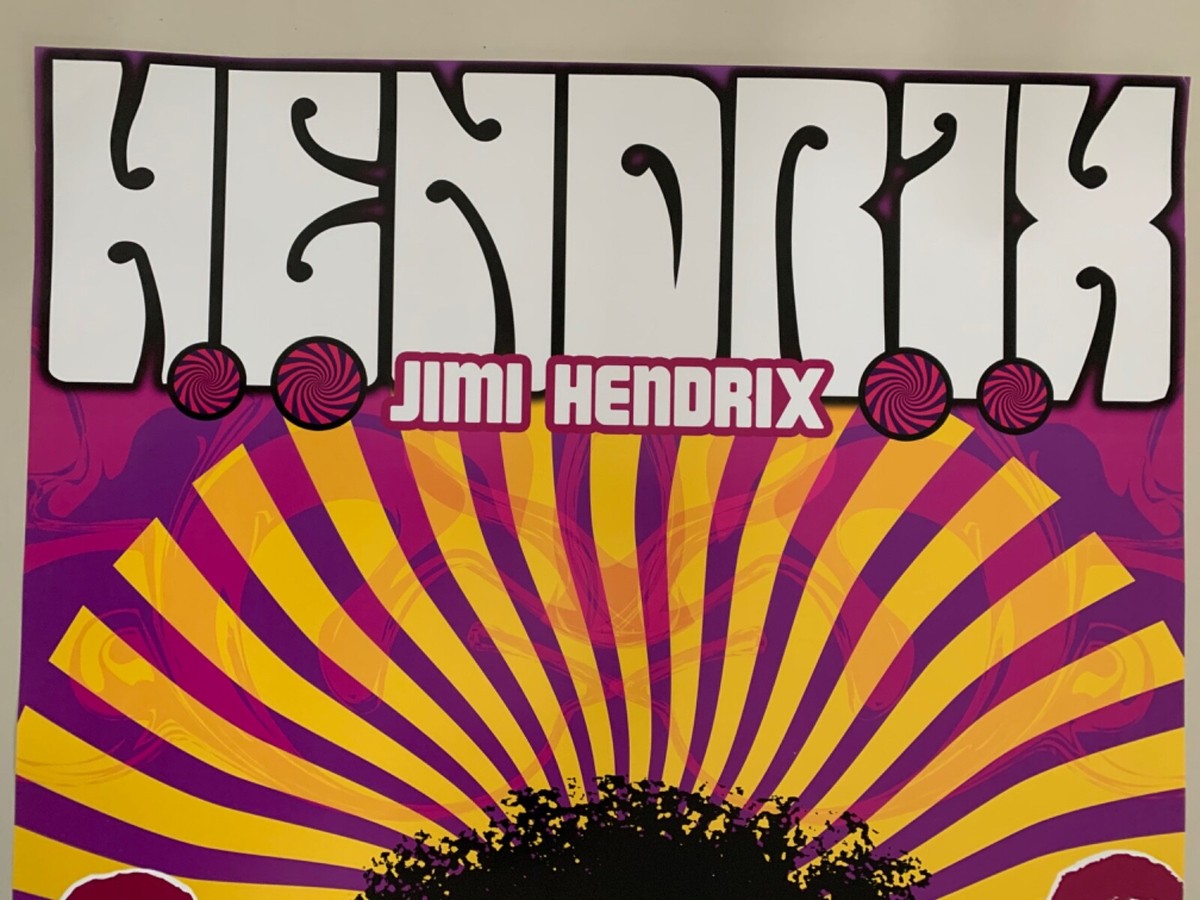JIMI HENDRIX, AUTHENTIC LICENSED 2007 POSTER | eBay
