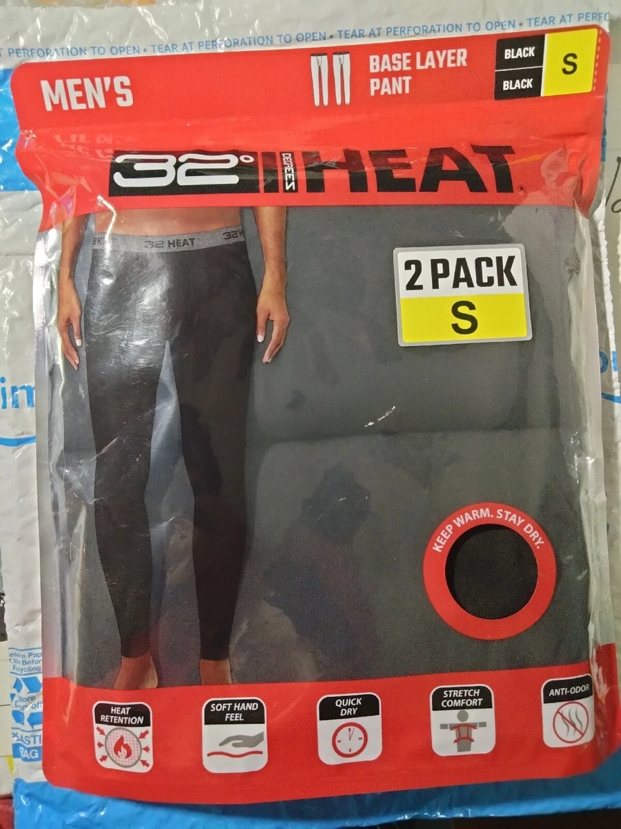 32 Degrees Men's Heat Pant, 2-pack