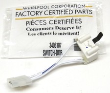 3406107 Factory Genuine OEM KitchenAid Whirlpool Dryer Door Switch WP3406107