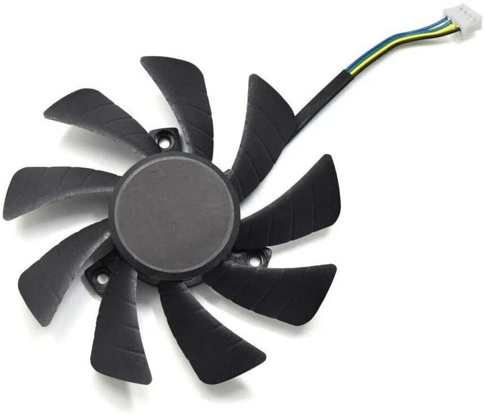 85mm ZOTAC GTX1060 Mini ITX Fan Replacement 40mm 4Pin T129215SH 12V 0.30A - Image 4 of 4
