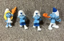 McDonald  s Smurfs Figures Lot Of 4 2011  2013