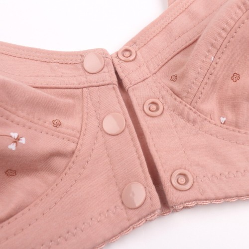 Women's Elderly Underwear Front Closure Wire Free Brassiere Vest Push-Up Bra // - Picture 6 of 25
