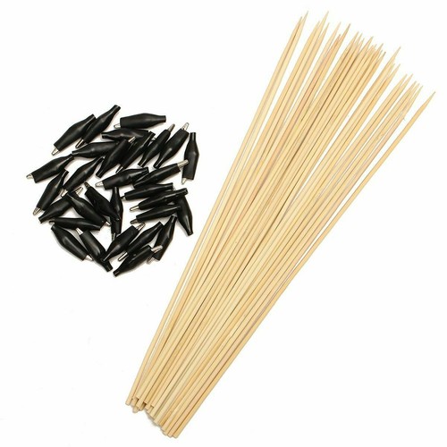 30Pcs Alligator Clips Sprayed Paiting Tool Holding Sticks for Gundam Building G - Imagen 6 de 12