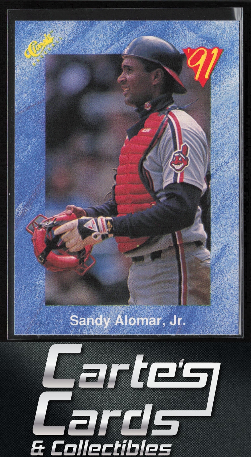 Sandy Alomar, Jr. 1991 Classic I Travel Blue #T39 Cleveland Indians
