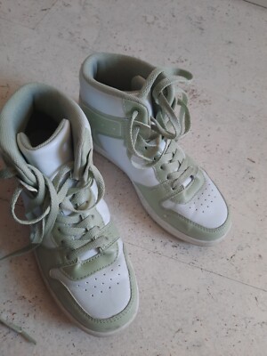 Deichmann Graceland Sneaker Gr. 38 retro weiß-grün