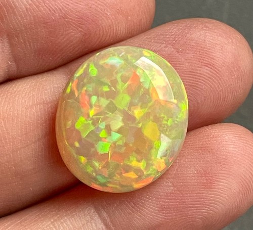 12,9ct. Natürlicher GEM Welo Opal Brilliant Gold-Orange Video Flashfire-Opals - Bild 2 von 7