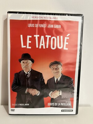DVD Le Tattoué Restaurierte Version Louis De Funés Jean Gabin Neu im Blister