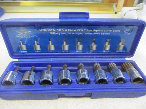CORNWELL 8 PIECE TRIPLE SQUARE 3/8" DRIVE SET VM-XZN100