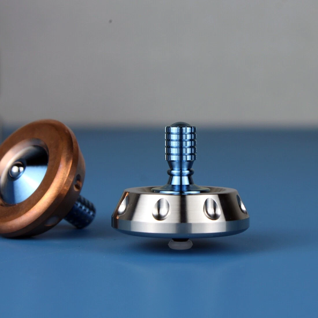 Titanium Spinning Top Roler Spinner Hand Fidget Toy EDC Desk Decor Collection