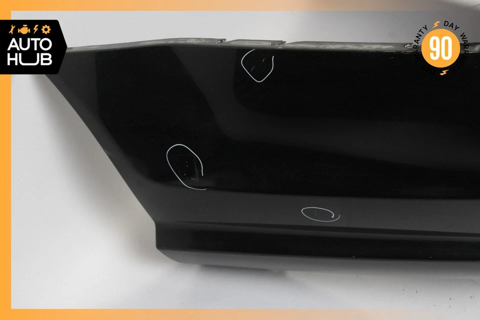 Черная оригинальная спортивная крышка заднего бампера в сборе для Mercedes W216 CL63 CL65 AMG 08–10 годов выпуска - Изображение 3 из 4