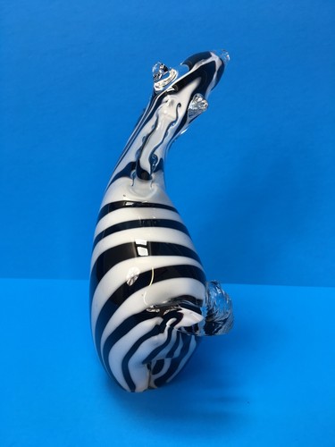 Handblown Art Glass Zebra ~ Not Italian - Picture 6 of 8