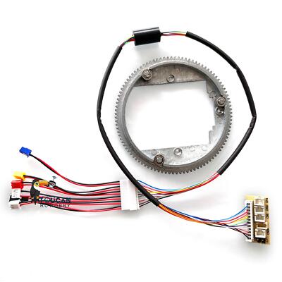 1/16 Elektrischer Schleifring kleines Getriebe für Heng Long 7.0 RC Tank 360°