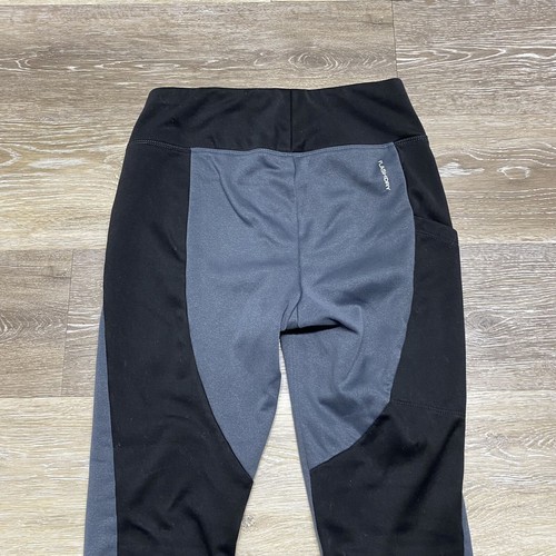 THE NORTH FACE Midrise Stretch Black/Grey Compression Leggings Girls Size Medium - Picture 5 of 11