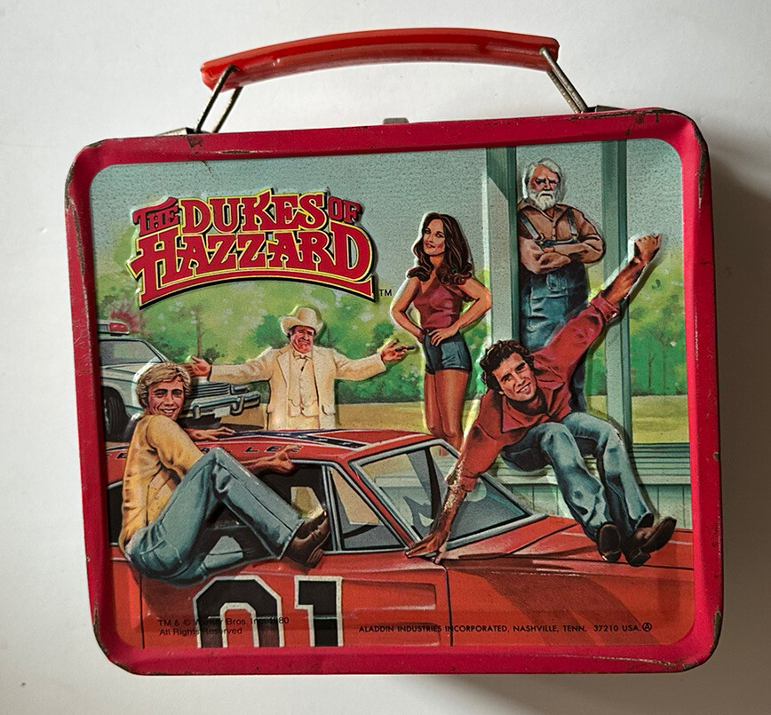 VINTAGE DUKES OF HAZZARD METAL LUNCH BOX AND THERMOS 1980 | eBay