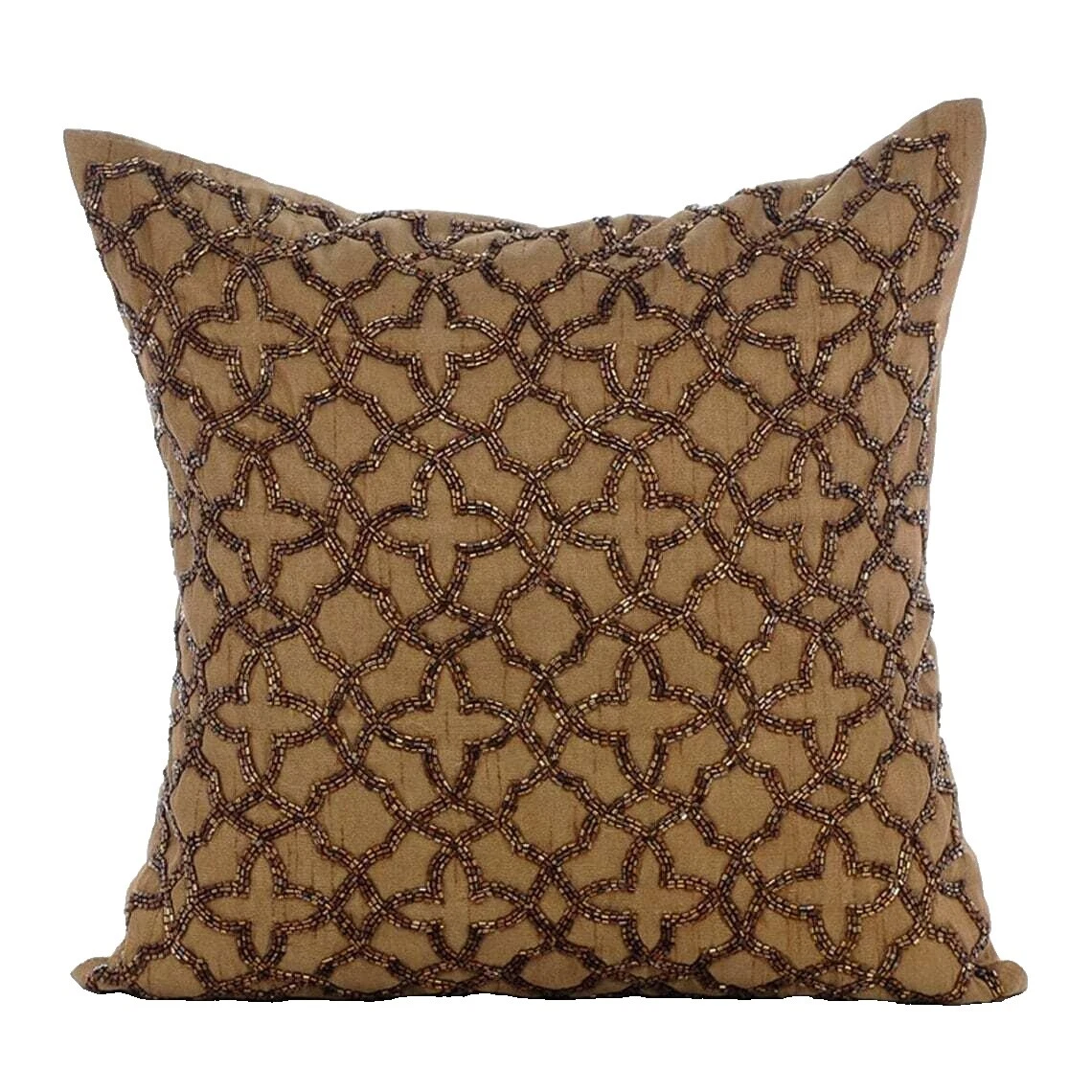 Faux Silk Living Room Geometric Home Décor Pillows
