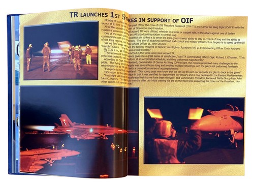 Libro de cruceros USS Theodore Roosevelt CVN-71 MED Deployment 2003 Vol 9 de la Marina de los Estados Unidos - Imagen 6 de 12