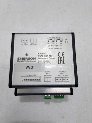 EMERSON EXD-U01 Universal Driver Module PCN 804 750 Rev
