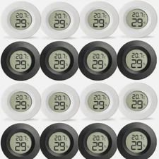 Digital LCD Temperature Humidity Meter Sensor Thermometer Hygrometer Room Gauge