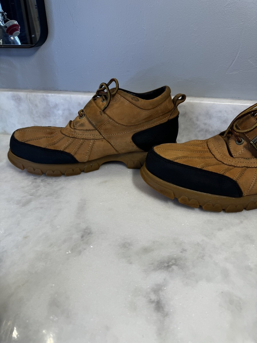 Polo Sport Ralph Lauren Men's Brown Leather Boots - Size 13 D | eBay