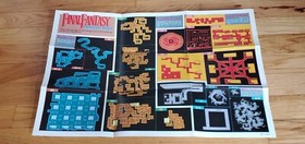 Final Fantasy 1 I Nintendo NES RPG Game Complete CIB Box Map Chart Manual lot ! 