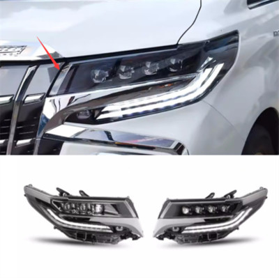 ABS Plastic Exterior Front LED headlight assembly For Toyota Alphard 2019-2020