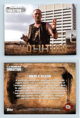 Merle Dixon #70 The Walking Dead Evolution 2017 Topps Trading Card