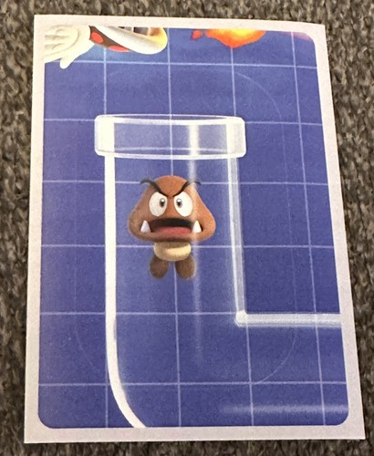 GOOMBA 90 PANINI Super Mario PLAYTIME Sticker Album Collection Nintendo ...