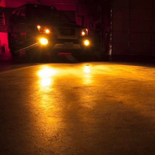 2X Amber Yellow H3 LED Fog Light Bulbs Car Truck Driving Fog Lamp Conversion Kit - Picture 12 of 12