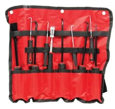 10 pcs Heavy Duty Hook and Pick Set, Car Repair O-Ring Removal Tool Kit - (4535)