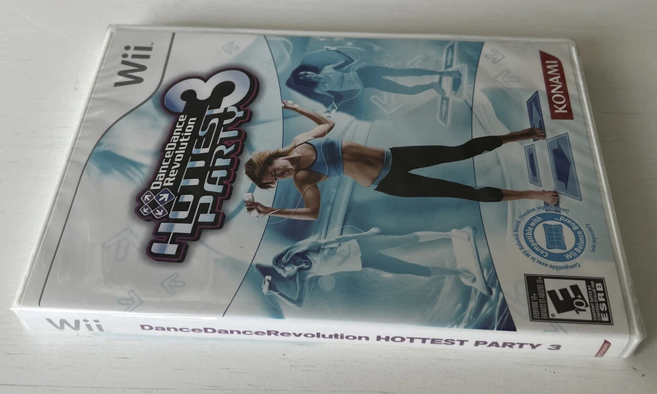 Wii Dance Dance Revolution Hottest Party 3 - Konami - New/Factory Sealed - Image 4 of 4