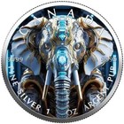 1 UNZE 999 SILBER - ELEFANT - NUR 100 STÜCK - SILBERMÜNZE - SILBERBARREN