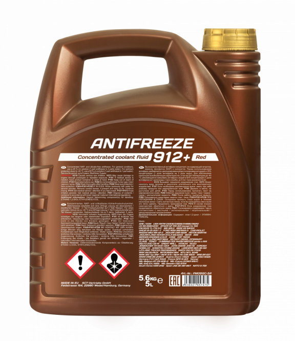 5L AF12+ LONGLIFE Red AntiFreeze 5L Summer Winter Coolant Concentrate