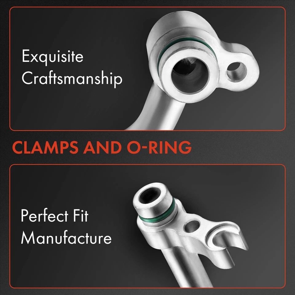 Manguera de línea de succión de refrigerante de aire acondicionado para Subaru Impreza 2008-2014 2,5 L baja presión Foto 3 de 4