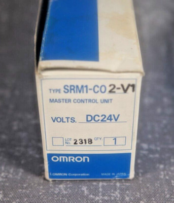 Omron Master Control Unit SRM-C02-V1 New Open Box Possibly SRM1-CO-V1