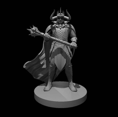 Black Gauntlet Of Bane for D&D Dungeons and Dragons Pathfinder DND Mini