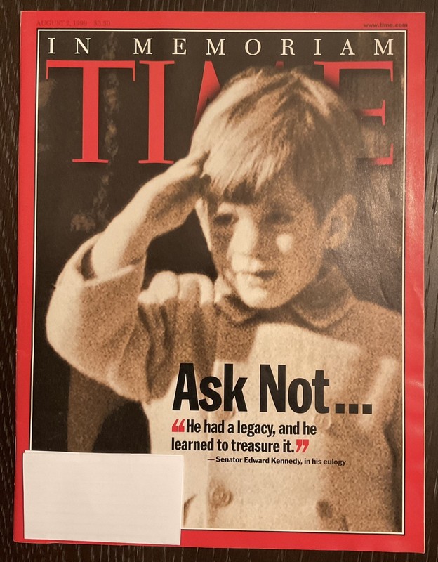 TIME Magazine August 2, 1999 In Memoriam John Kennedy Jr