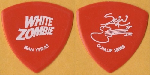 White Zombie 1997 Dunlop Artist Series Sammlerstück Sean Yuesalt Gitarren-Plektrum