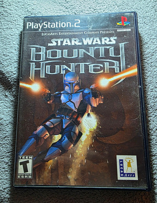 LucasArts Star Wars: Bounty Hunter Sony PS2 T 2002 NTSC-U/C Manual Included