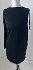 ZARA Trafaluc 2017 Black Short Tunic Dress Sz L