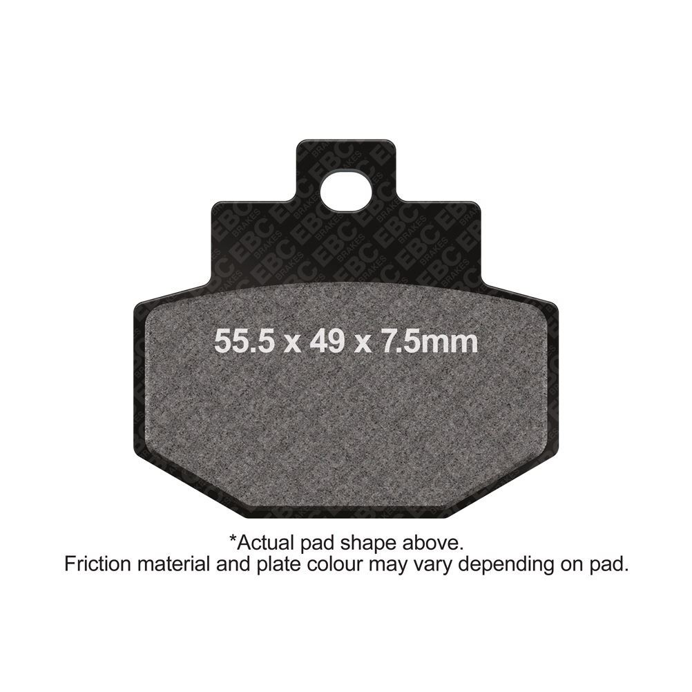 EBC Scooter Series Carbon Pads E391 Rear Left for Vespa 946 Special 125 4T 13-15